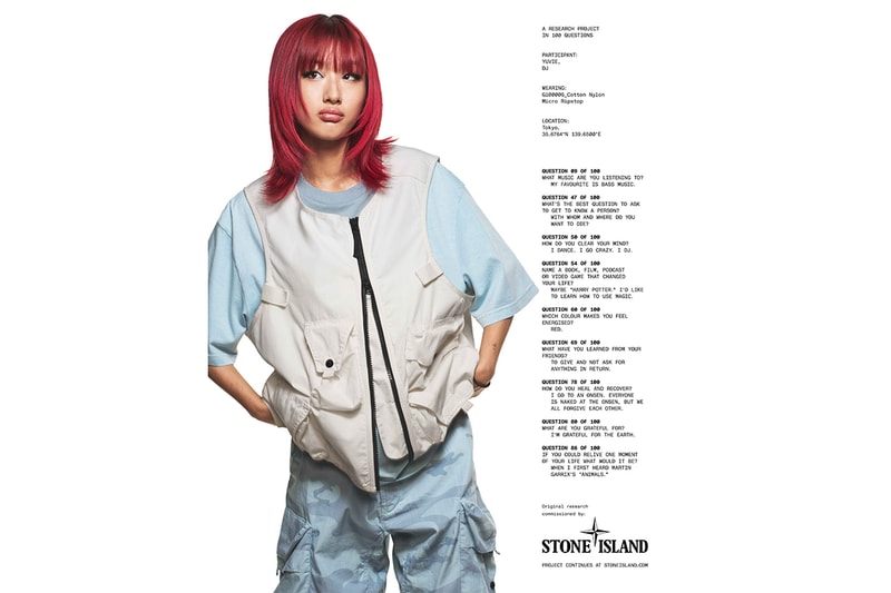 ストーンアイランドが最新ビジュアルにてDJのユービーをフィーチャー stone island community as a form of research dj yuvie release info