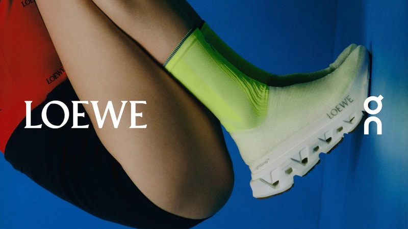 ロエベとオンが最新コラボを発表 loewe on lightspray cloudmonster new shoes release info