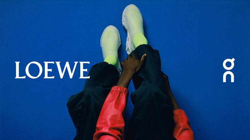 ロエベとオンが最新コラボを発表 loewe on lightspray cloudmonster new shoes release info
