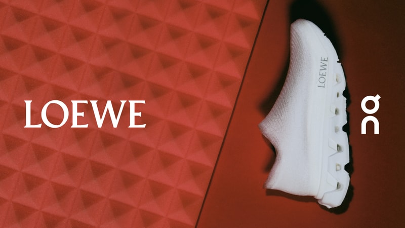 ロエベとオンが最新コラボを発表 loewe on lightspray cloudmonster new shoes release info