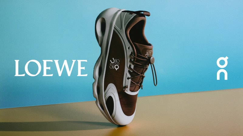 ロエベとオンが最新コラボを発表 loewe on lightspray cloudmonster new shoes release info