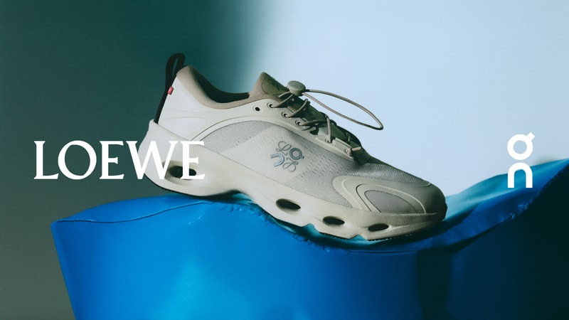 ロエベとオンが最新コラボを発表 loewe on lightspray cloudmonster new shoes release info