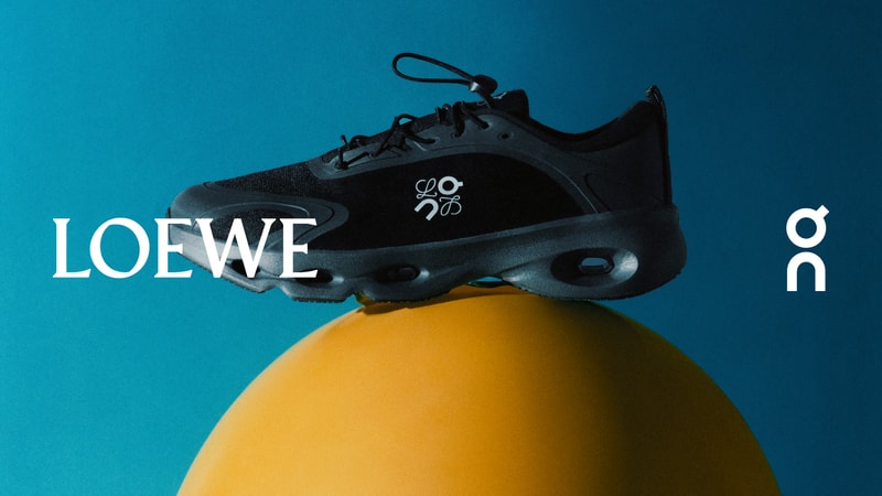 ロエベとオンが最新コラボを発表 loewe on lightspray cloudmonster new shoes release info