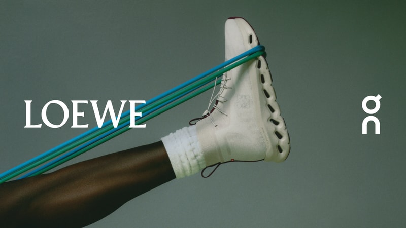 ロエベとオンが最新コラボを発表 loewe on lightspray cloudmonster new shoes release info