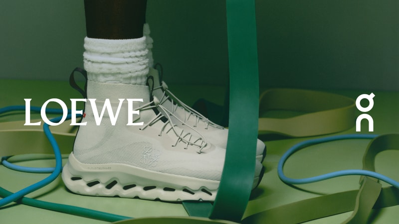 ロエベとオンが最新コラボを発表 loewe on lightspray cloudmonster new shoes release info