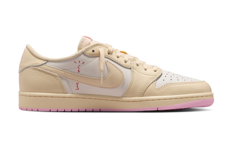 トラヴィス・スコット x エアジョーダン 1 ロー “ピンク パック” の発売情報が解禁 Travis Scott x Air Jordan 1 Low Shy Pink and Tropical Pink Muslin and Pink release info