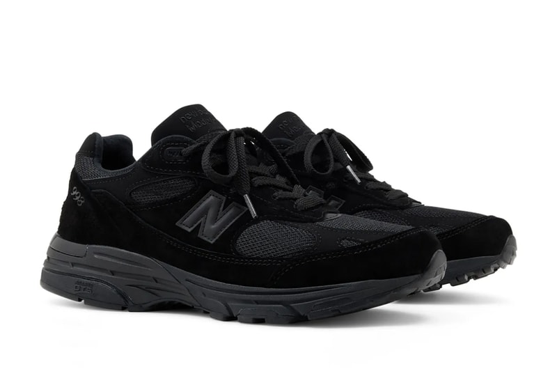 ニューバランス 993 がオールブラック仕様の “トリプル ブラック で登場 New Balance 993 Triple Black release info