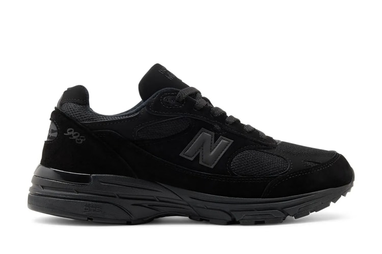 New Balance 993 がオールブラック仕様の “Triple Black” で登場