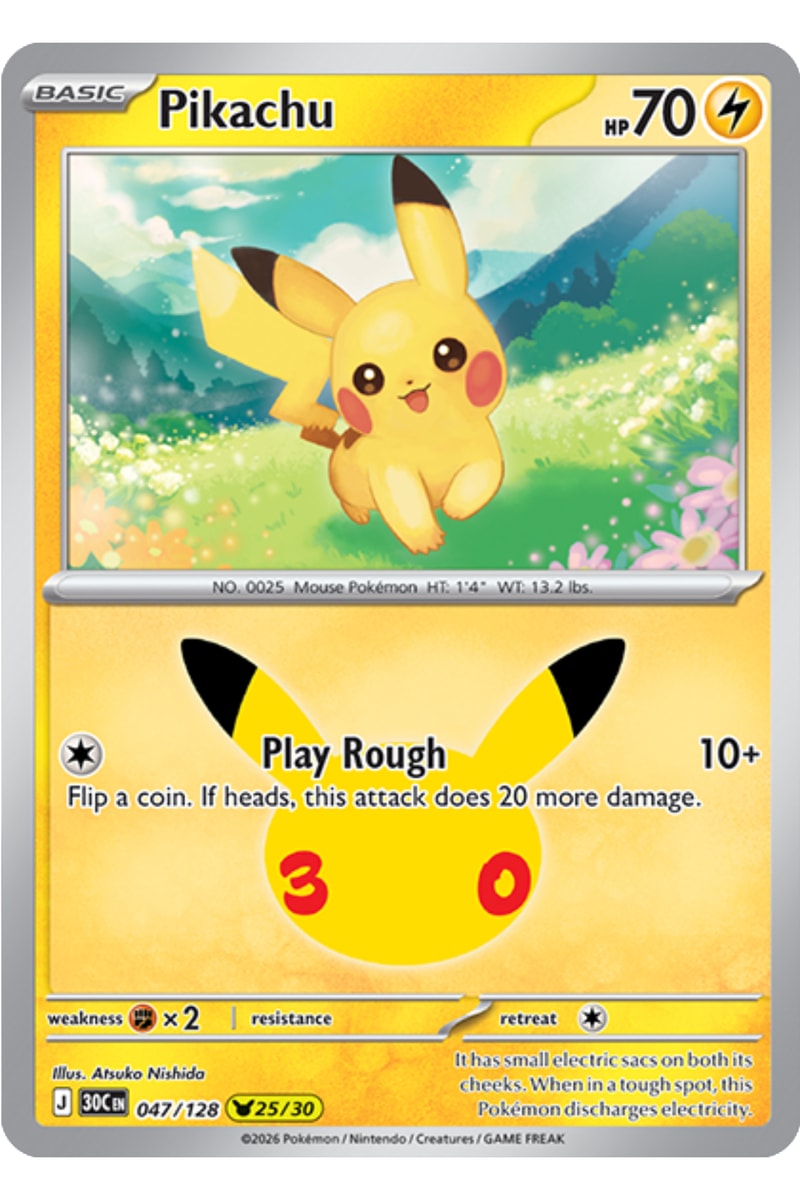 『ポケモンカードゲーム』30周年記念拡張パック “30th Celebration” の全貌が解禁 Pokémon TCG 30th Celebration release info