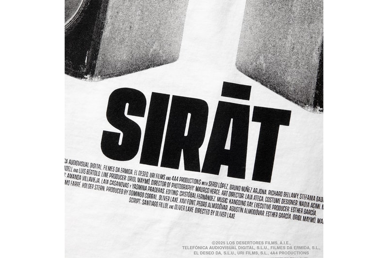 ギークスルールがカンヌ4冠の話題作『SIRAT』とのコラボTシャツを発売 geeks rule siratt collabo t shirts release info