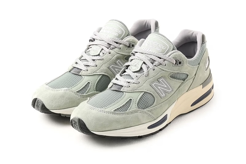 ニューバランス メイド イン UK 991v2 からサマーシーズンに向けた新色 “シー グラス” が登場 New Balance Made in UK 991v2 "Sea Glass" release info