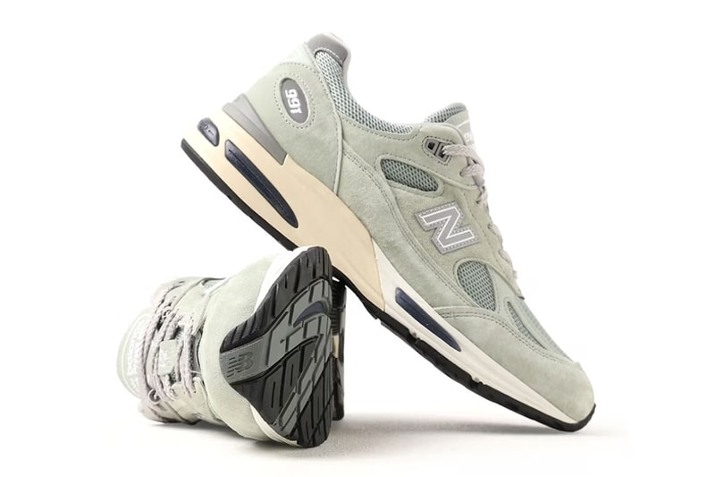 ニューバランス メイド イン UK 991v2 からサマーシーズンに向けた新色 “シー グラス” が登場 New Balance Made in UK 991v2 "Sea Glass" release info