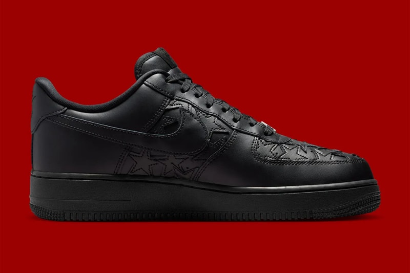 ナイキ エアフォース 1 ロー にスターモチーフを取り入れた “ブラック スター” が登場 Nike Air Force 1 Low “Black Stars” release info