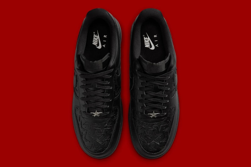 ナイキ エアフォース 1 ロー にスターモチーフを取り入れた “ブラック スター” が登場 Nike Air Force 1 Low “Black Stars” release info