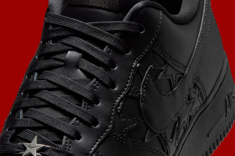 ナイキ エアフォース 1 ロー にスターモチーフを取り入れた “ブラック スター” が登場 Nike Air Force 1 Low “Black Stars” release info