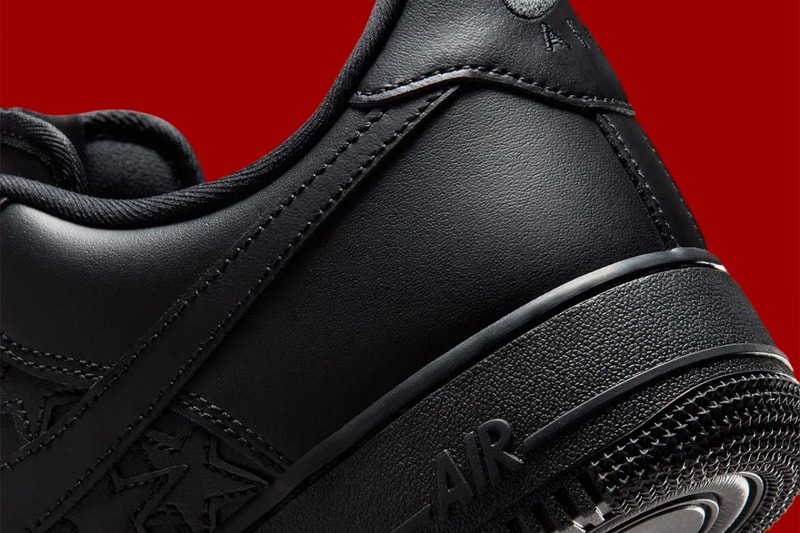 ナイキ エアフォース 1 ロー にスターモチーフを取り入れた “ブラック スター” が登場 Nike Air Force 1 Low “Black Stars” release info
