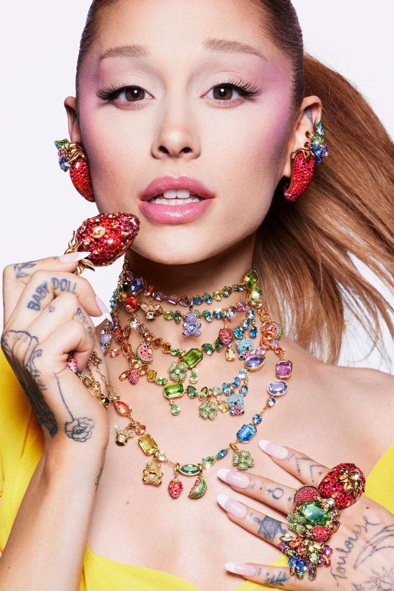 スワロフスキーがアリアナ・グランデのスワロフスキーサマータイム発表 swarovski campaigns swarovski summertime ariana grande