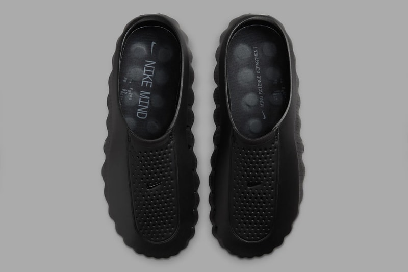ナイキ マインド 001 に待望のオールブラック仕様の新作 “ブラック/アンスラサイト” がスタンバイ Nike Mind 001 Slide All Black Release info