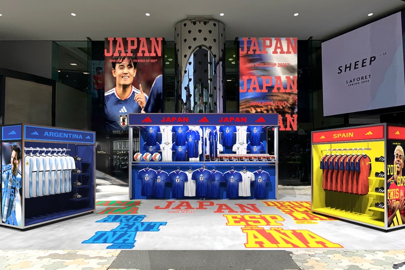 アディダス  FIFA ワールドカップ 2026 ポップアップストアがラフォーレ原宿に期間限定オープン adidas FIFA WORLD CUP 2026 STORE at Laforet HARAJUKU
