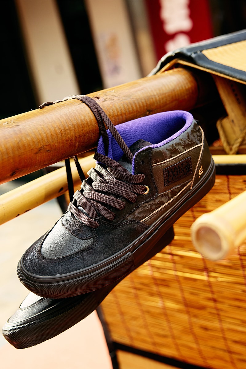 エビセンスケートボードとヴァンズより寿司と兜をモチーフにした異色のコラボを発表 evisen skateboards vans collabo shoes release info