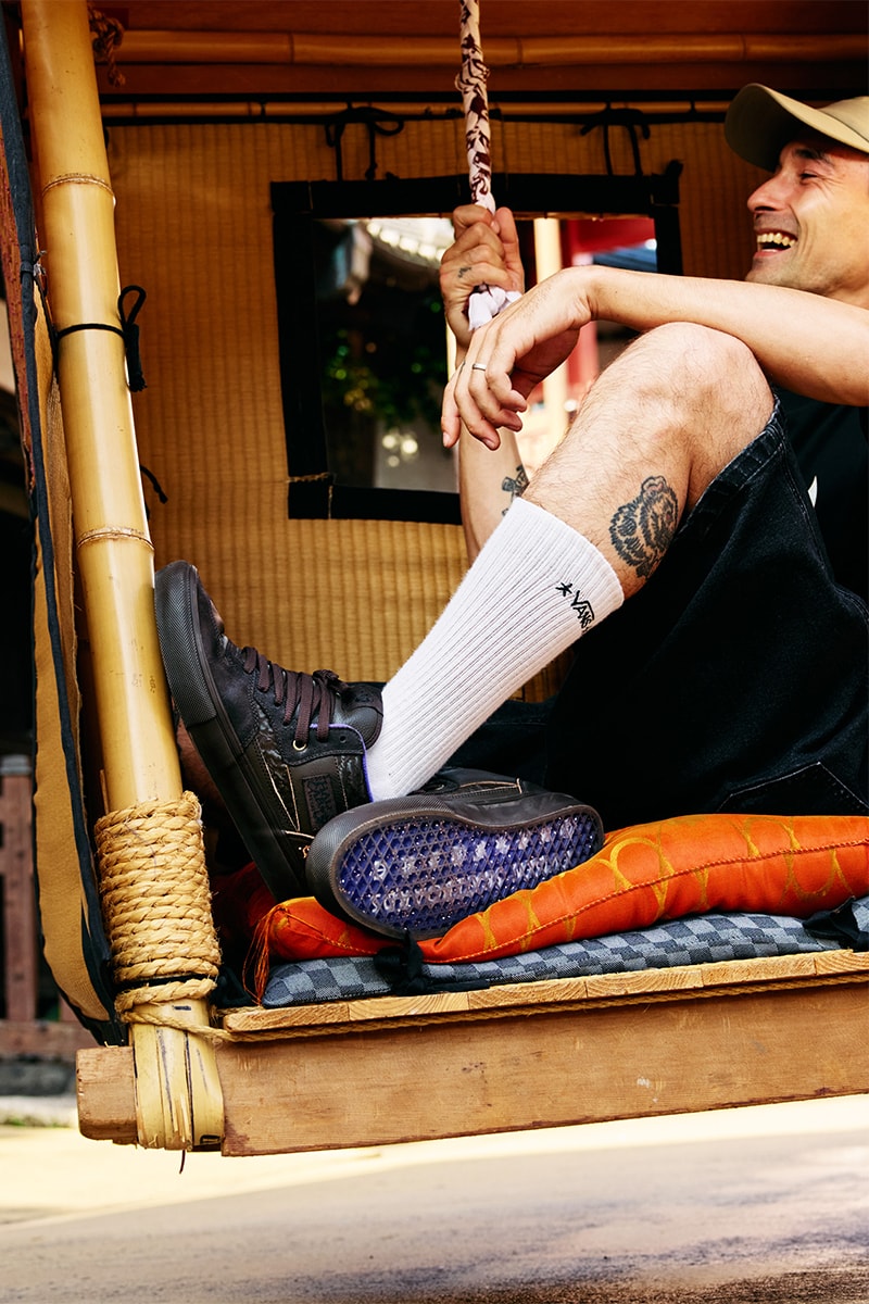 エビセンスケートボードとヴァンズより寿司と兜をモチーフにした異色のコラボを発表 evisen skateboards vans collabo shoes release info