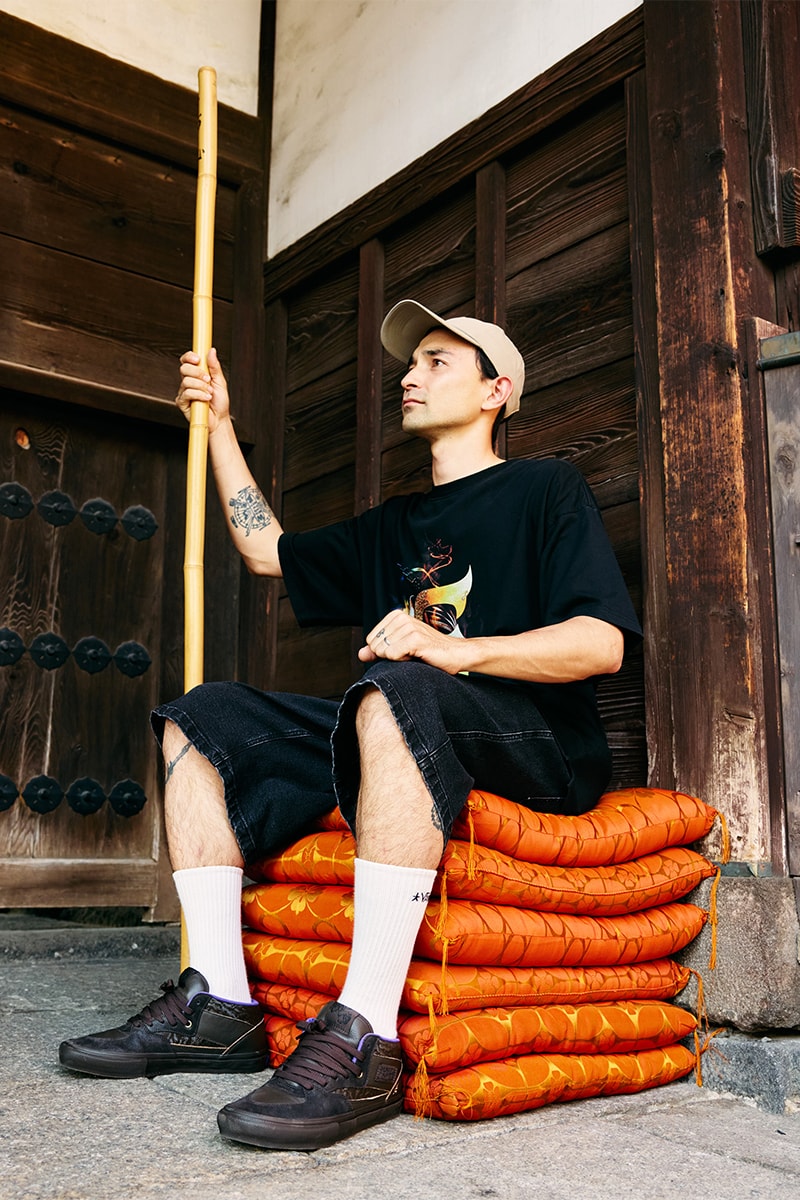 エビセンスケートボードとヴァンズより寿司と兜をモチーフにした異色のコラボを発表 evisen skateboards vans collabo shoes release info