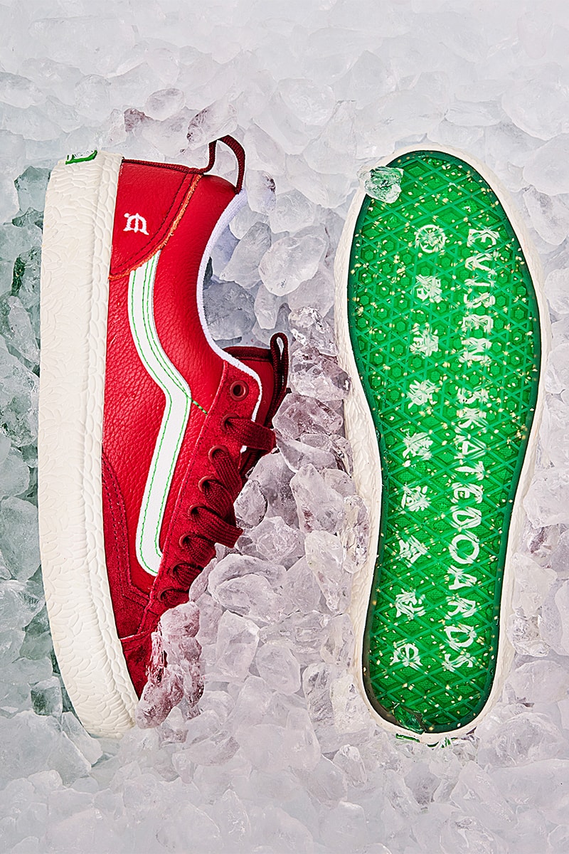 エビセンスケートボードとヴァンズより寿司と兜をモチーフにした異色のコラボを発表 evisen skateboards vans collabo shoes release info