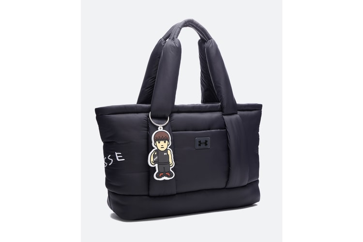 MANKEY デザインのチャームが付属する UNDER ARMOUR x JESSE のバッグ登場 ── RK がクリエイティブを監修
