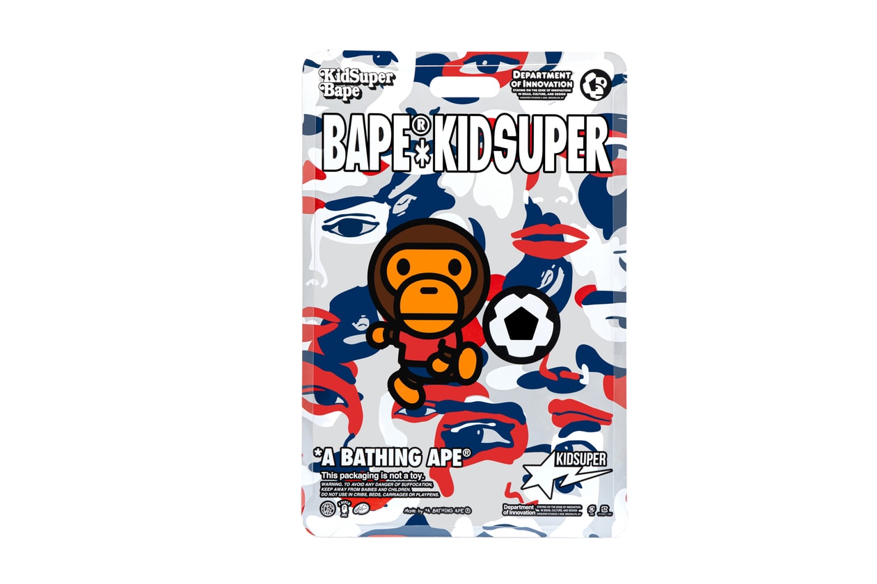 ベイプとキッドスーパーが SUPERBAPE CUP を発表 bape kidsuper superbape cup bape sta 25 aniversaly global project release info