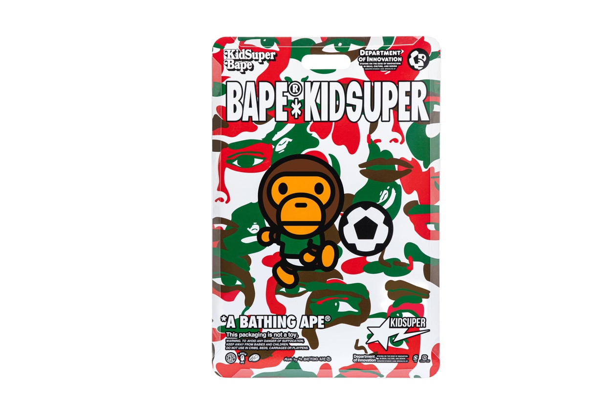 ベイプとキッドスーパーが SUPERBAPE CUP を発表 bape kidsuper superbape cup bape sta 25 aniversaly global project release info