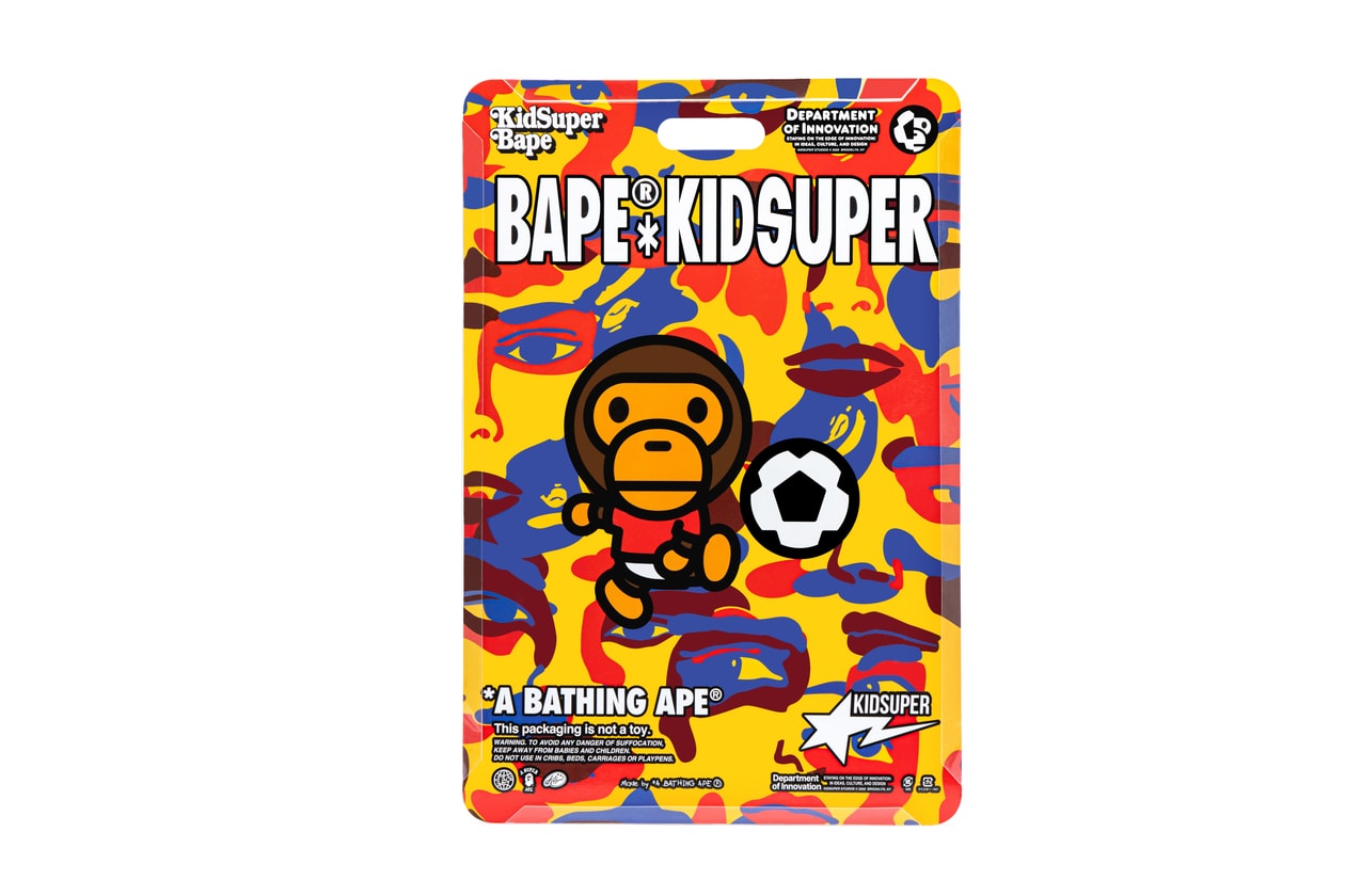 ベイプとキッドスーパーが SUPERBAPE CUP を発表 bape kidsuper superbape cup bape sta 25 aniversaly global project release info