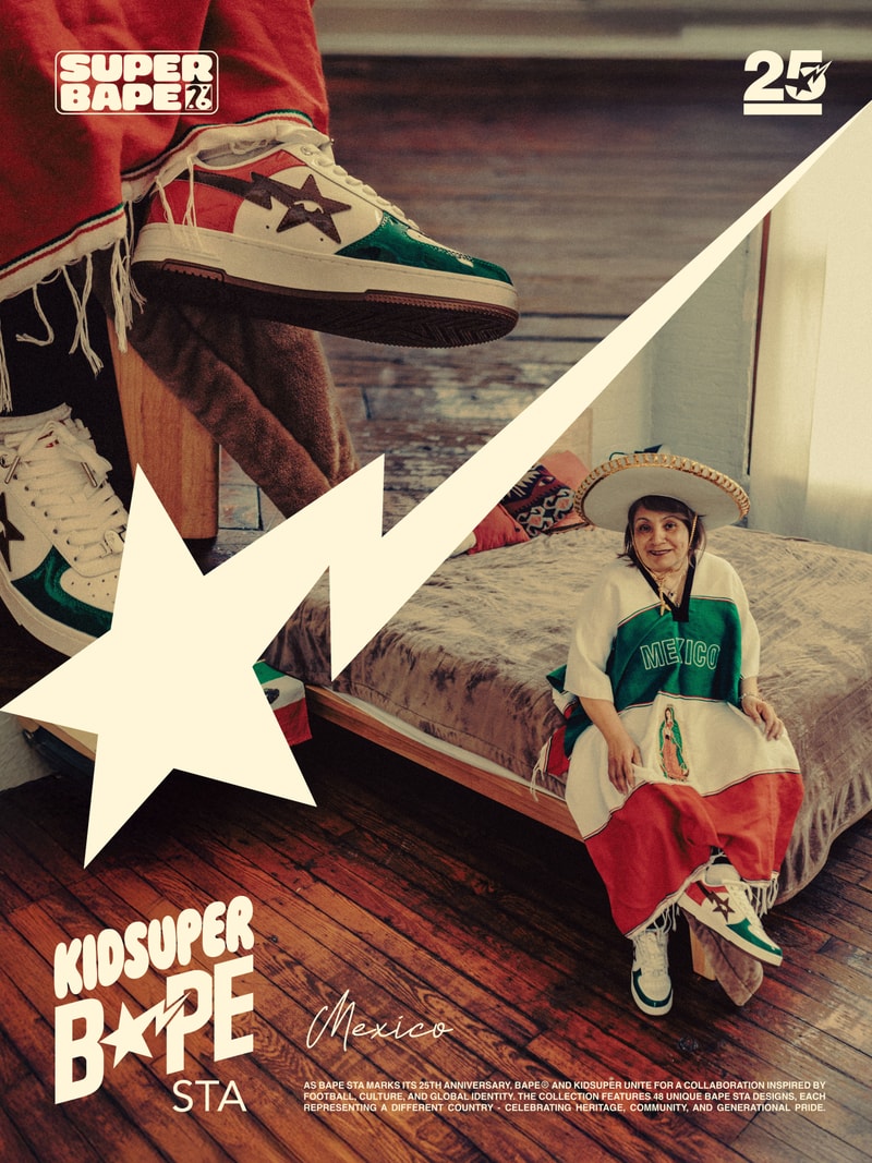 ベイプとキッドスーパーが SUPERBAPE CUP を発表 bape kidsuper superbape cup bape sta 25 aniversaly global project release info