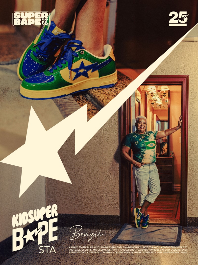 ベイプとキッドスーパーが SUPERBAPE CUP を発表 bape kidsuper superbape cup bape sta 25 aniversaly global project release info