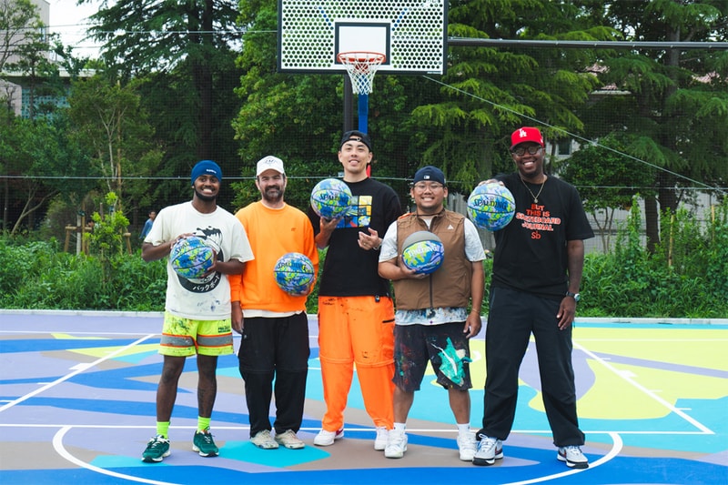 スポルディングが東京2公園のバスケットコートをアートでリノベーション spalding basket coat art release info