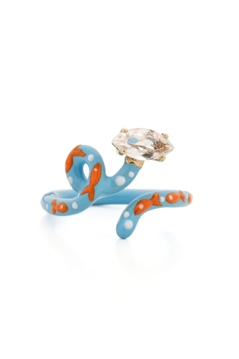 ベア・ボンジャスカがオンライン限定リングを発売 bea bongiasca baby vine ring goldfish info