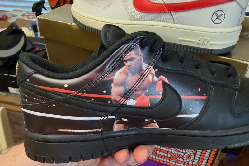 シュプリーム x マーティン・ローズx ナイキ ダンク ローのサンプルが流出 Supreme x Martine Rose x Nike Dunk Low Mike Tyson First Look