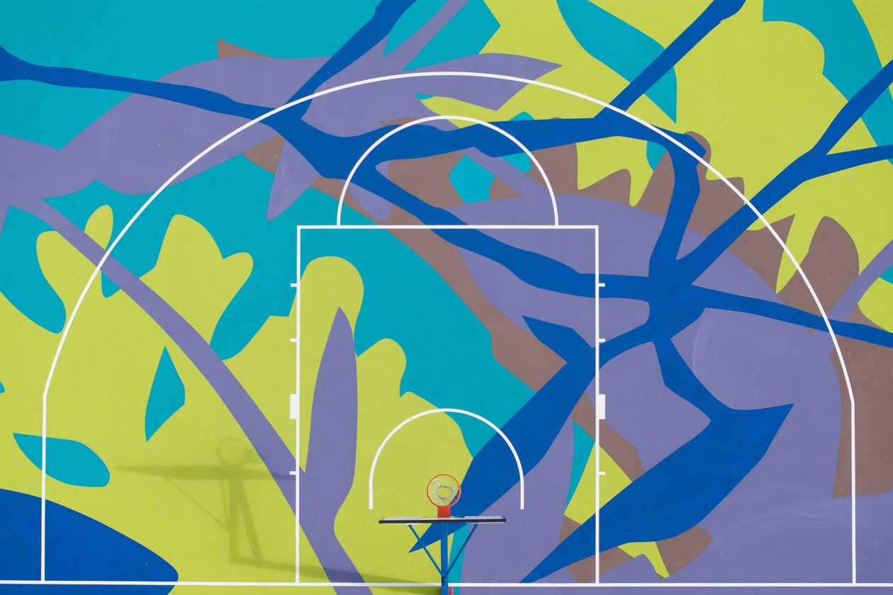 スポルディングが東京2公園のバスケットコートをアートでリノベーション spalding basket coat art release info