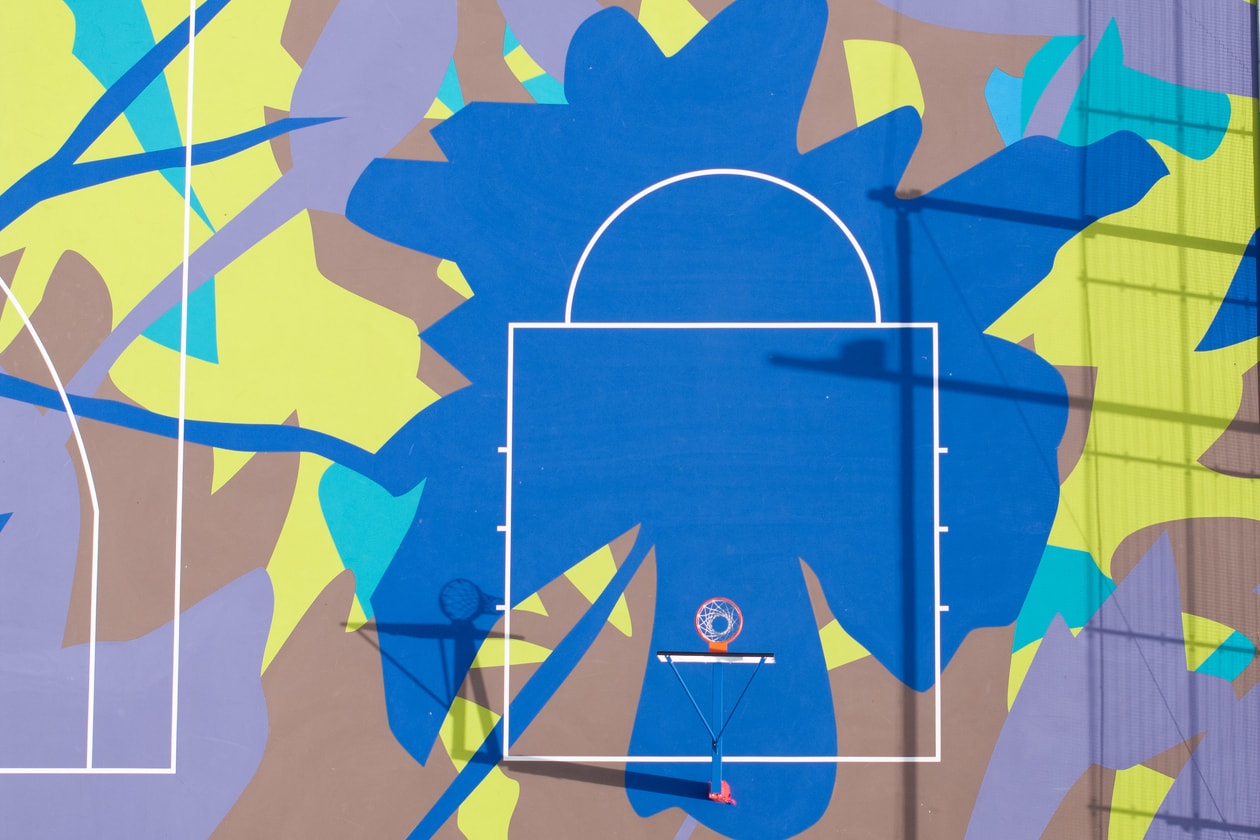 スポルディングが東京2公園のバスケットコートをアートでリノベーション spalding basket coat art release info