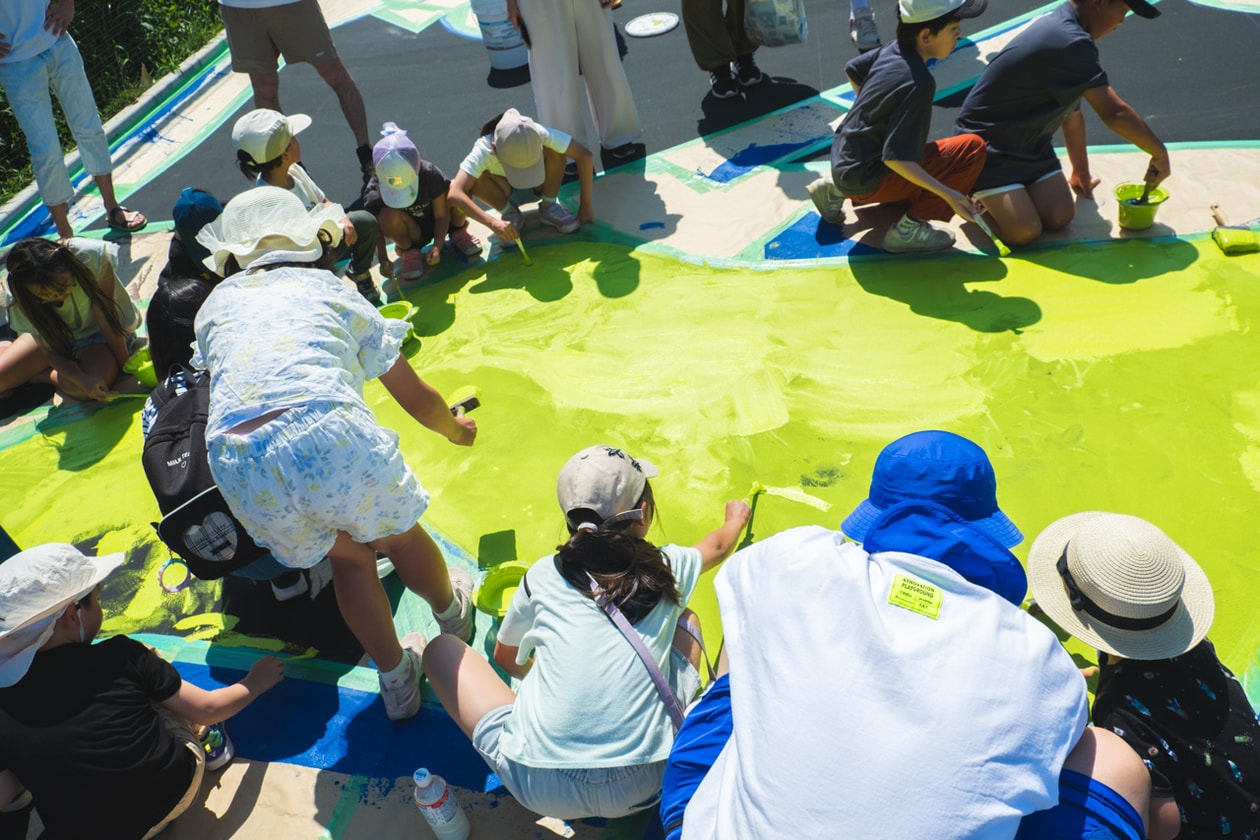 スポルディングが東京2公園のバスケットコートをアートでリノベーション spalding basket coat art release info