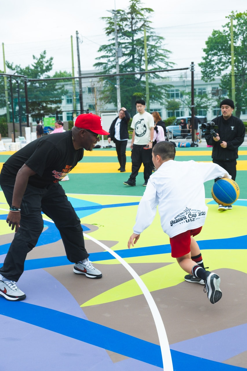 スポルディングが東京2公園のバスケットコートをアートでリノベーション spalding basket coat art release info