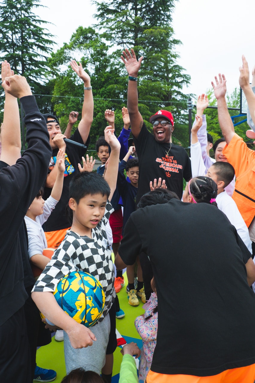 スポルディングが東京2公園のバスケットコートをアートでリノベーション spalding basket coat art release info