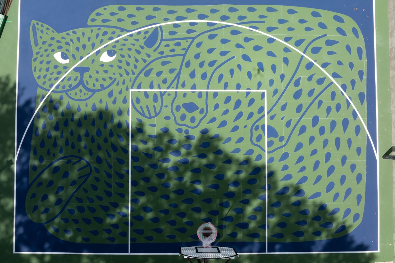 スポルディングが東京2公園のバスケットコートをアートでリノベーション spalding basket coat art release info