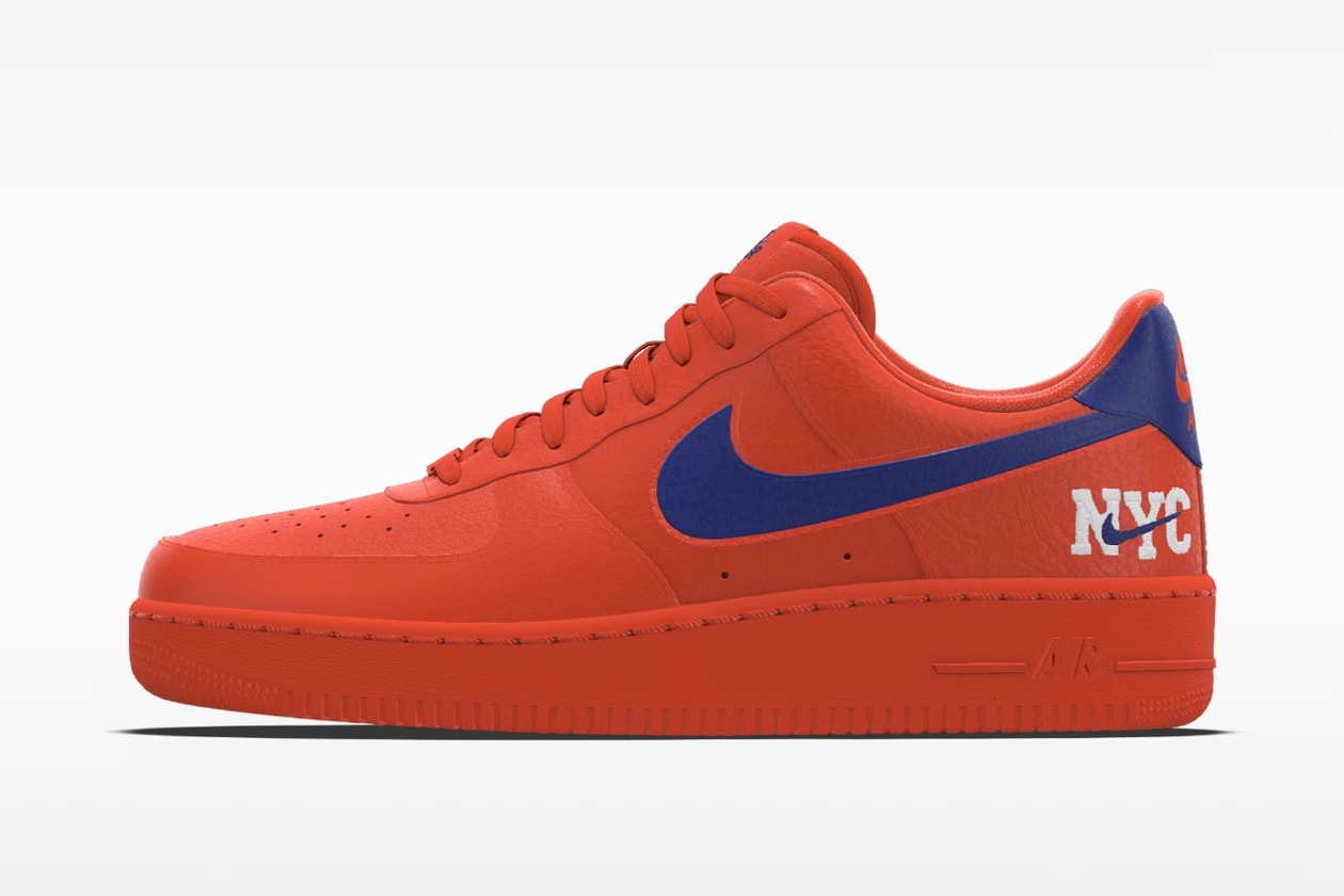 ナイキ バイ ユーがニューヨーク・ニックス優勝を祝したエアフォース 1 “NYC” を発表 Nike By You Launches Air Force 1 NYC To Celebrate The Knicks