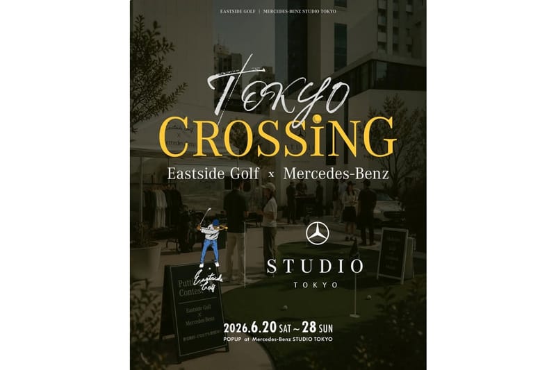 Eastside Golf が Mercedes-Benz Studio Tokyo にてポップアップイベントを開催