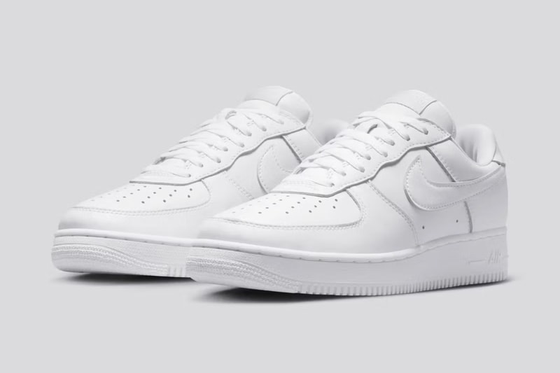 ナイキ エアフォース1 ロー '01 トリプル ホワイト の公式ビジュアルをチェック Nike Air Force 1 Low '01 Triple White release info
