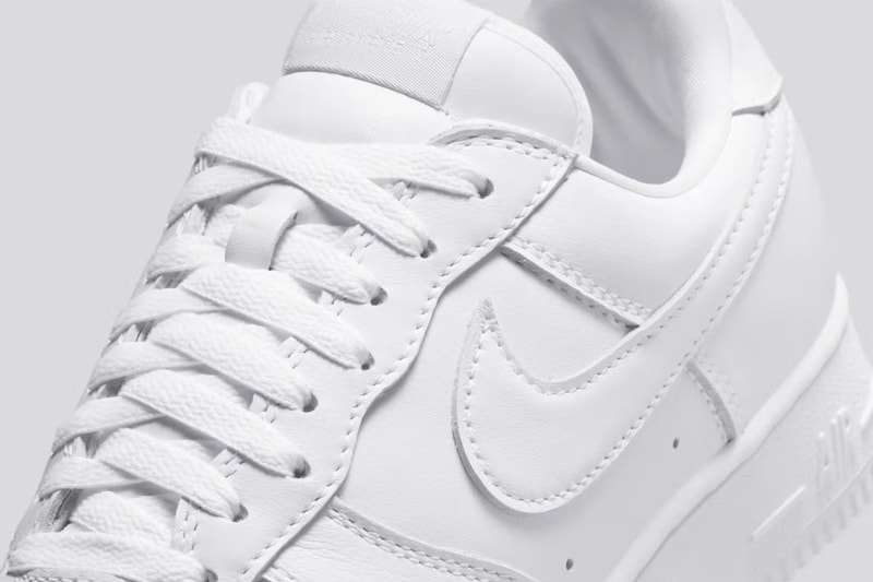 ナイキ エアフォース1 ロー '01 トリプル ホワイト の公式ビジュアルをチェック Nike Air Force 1 Low '01 Triple White release info