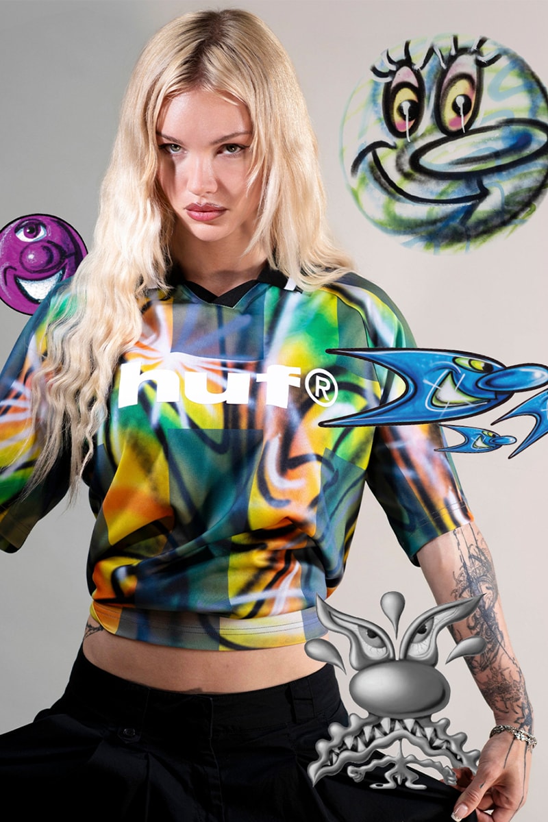 ハフがケニー・シャーフとのコラボコレクションを発売 huf kenny scharf collabo collection release info