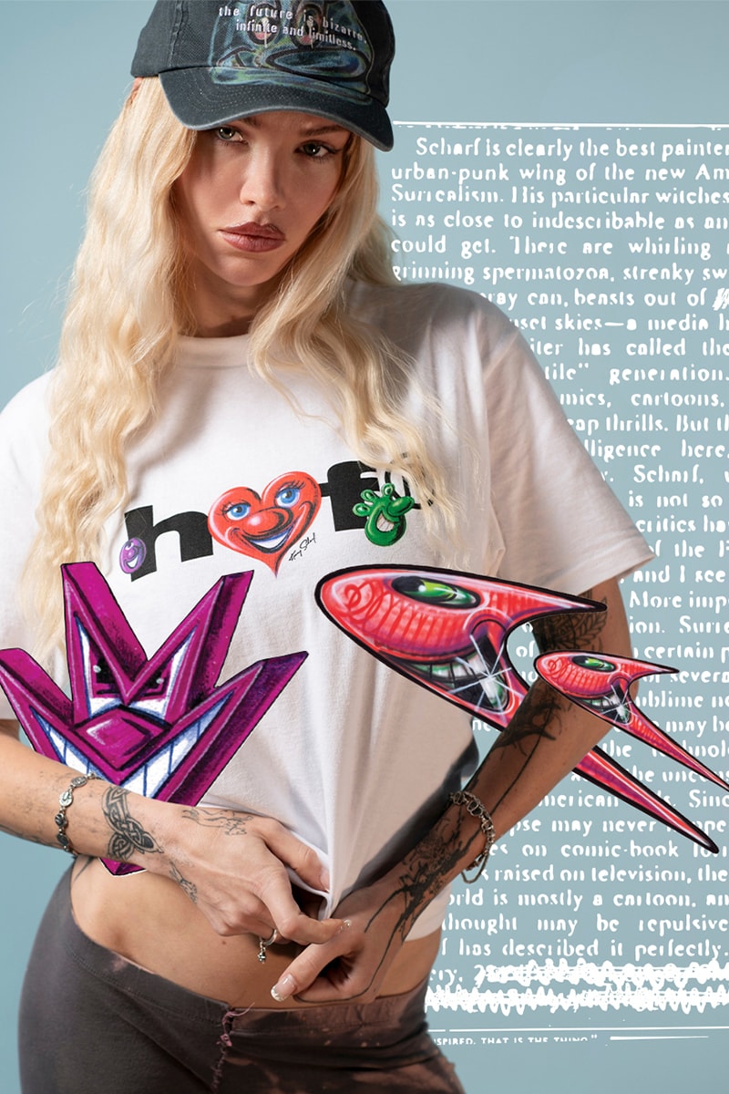 ハフがケニー・シャーフとのコラボコレクションを発売 huf kenny scharf collabo collection release info