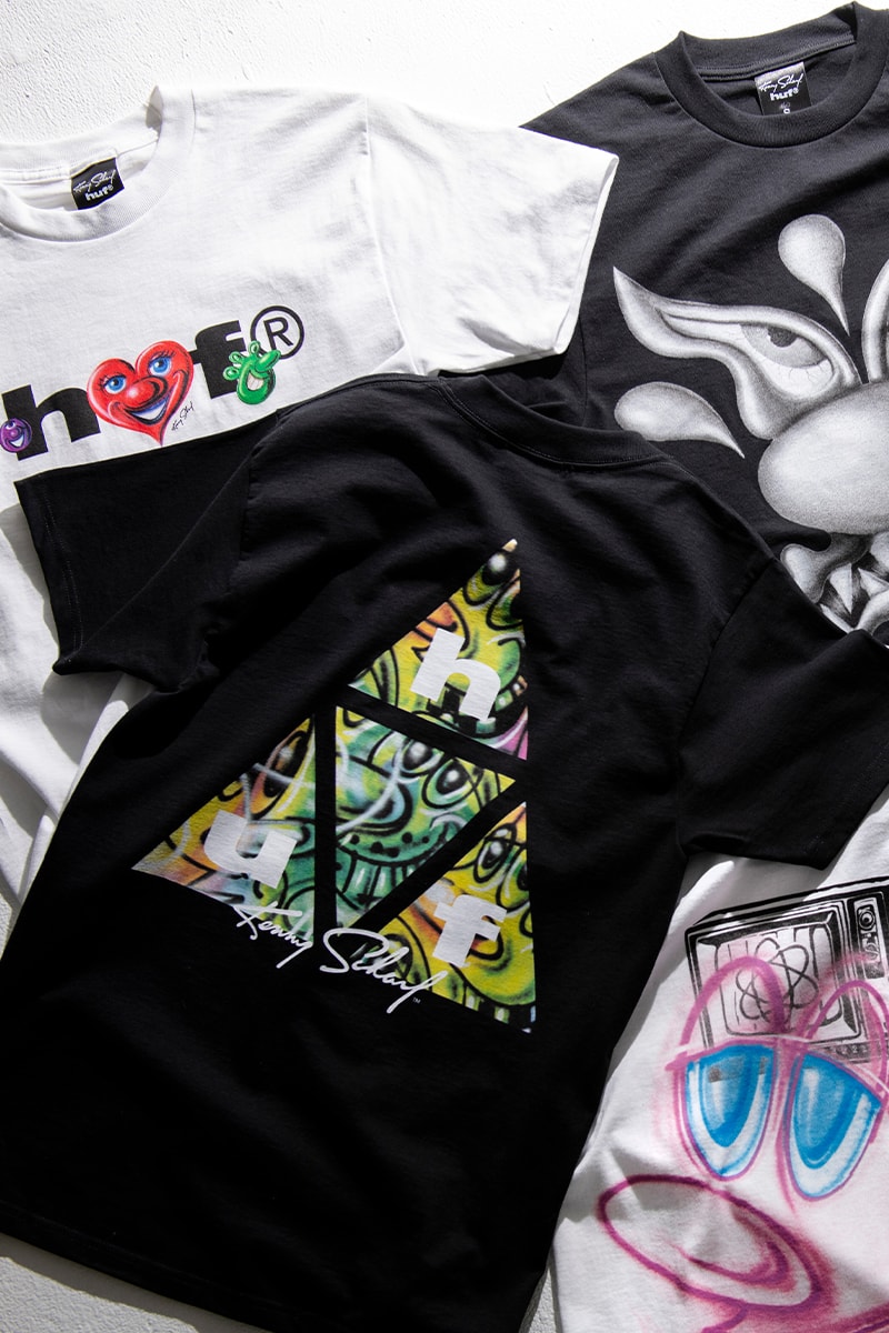 ハフがケニー・シャーフとのコラボコレクションを発売 huf kenny scharf collabo collection release info