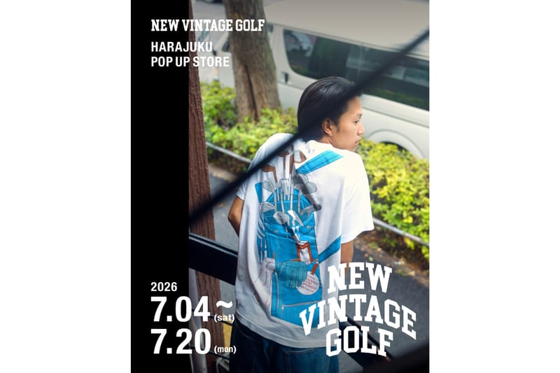 NEW VINTAGE GOLF が原宿で期間限定ポップアップを開催